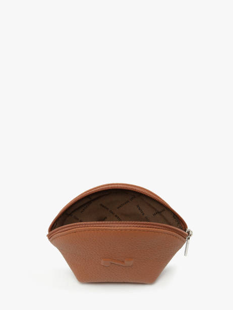 Portemonnee Leder Nathan baume Bruin original n 340N ander zicht 1